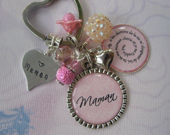 Porte-cles personnalise pour Mamans