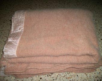 Vintage Wool Cutter Blanket. 60" x 72". For felting and crafting purposes only.