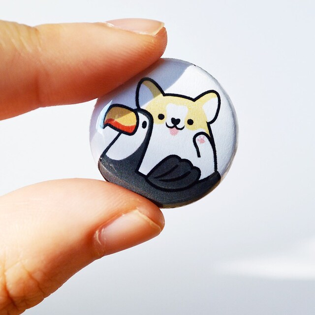 and Buttons / Cute Gifts / Custom by roocharms on Etsy