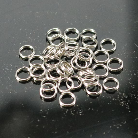 4mm 28G 28 gauge Stainless Steel Split Rings Thin Surgical