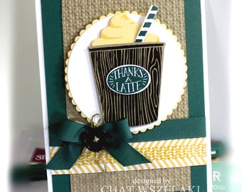 Thank You Card- Stampin' Up Thanks a Latte