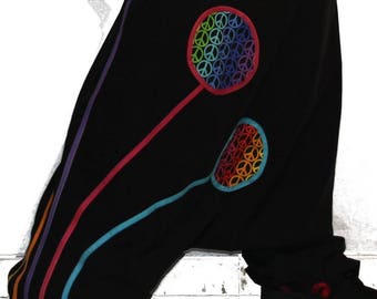 Flower PEACE harem pants made to measurements