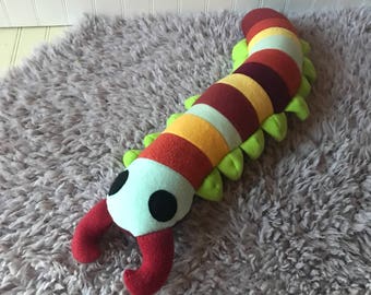 Rainbow Centipede Plush Centipede Toy Plush Bug Plush