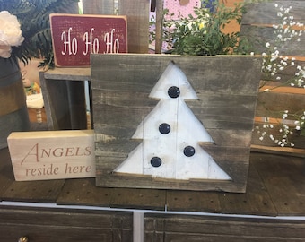 Rustic Christmas tree