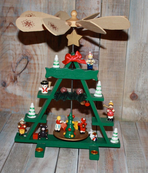 German Christmas Pyramids Light and Movement Brighten Your Holidays