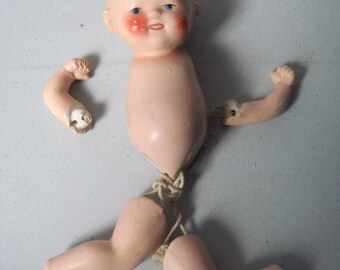 Antique vintage bisque baby doll made in Germany
