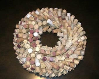 Make Your Own Wine Cork Wreath or Centerpiece: DIY Kit with Supplies and Instructions