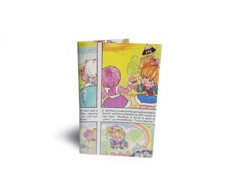 Rainbow Brite Passport Cover - Upcycled Vintage Comic in Vinyl
