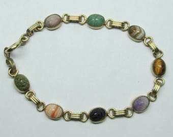 Admark vintage Scarab bracelet , 1/20 12 K gold fill