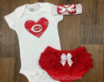 Cincinnati reds baby | Etsy
