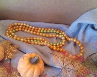 Pop Beads in Orange & Green