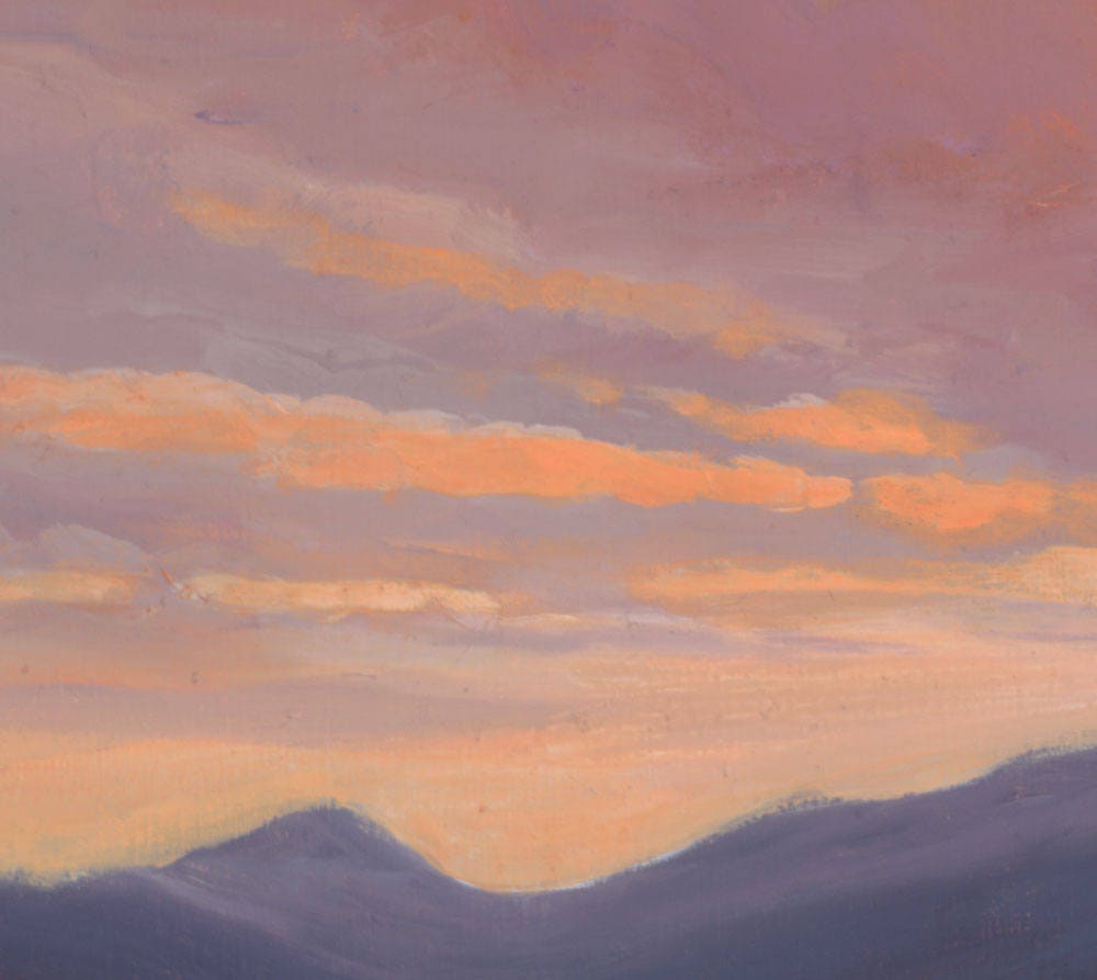 August Sunset Tooth of Time Philmont New Mexico Open