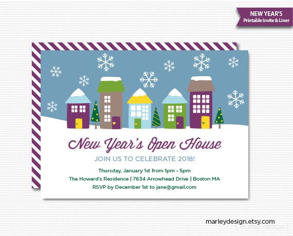 printable open house invitations