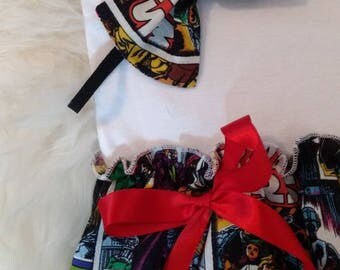 Star Wars Baby Dress with Matching Headband - Baby dress, Disney dress, Bodysuit dress, Baby gift, Photoshoot dress