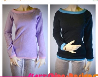 Thank You Sale 25% Off BJD SD 1/3 Doll clothing - Wide-Neck Sweater - Your Choice of 20 Colors
