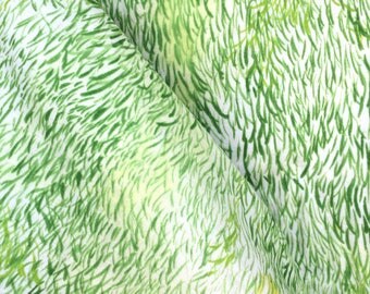 Nani Iro Wild Elegant Wind by Naomi Ito - Wave Green - Japanese Cotton Double Gauze Fabric - HALF YD