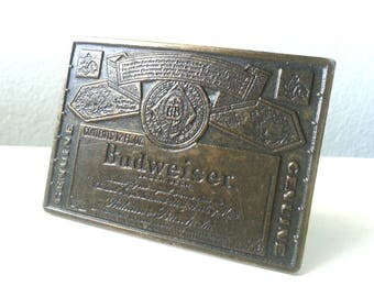 Vintage Budweiser Belt Buckle
