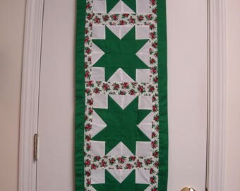 Quilted Christmas Table Cloth Runner