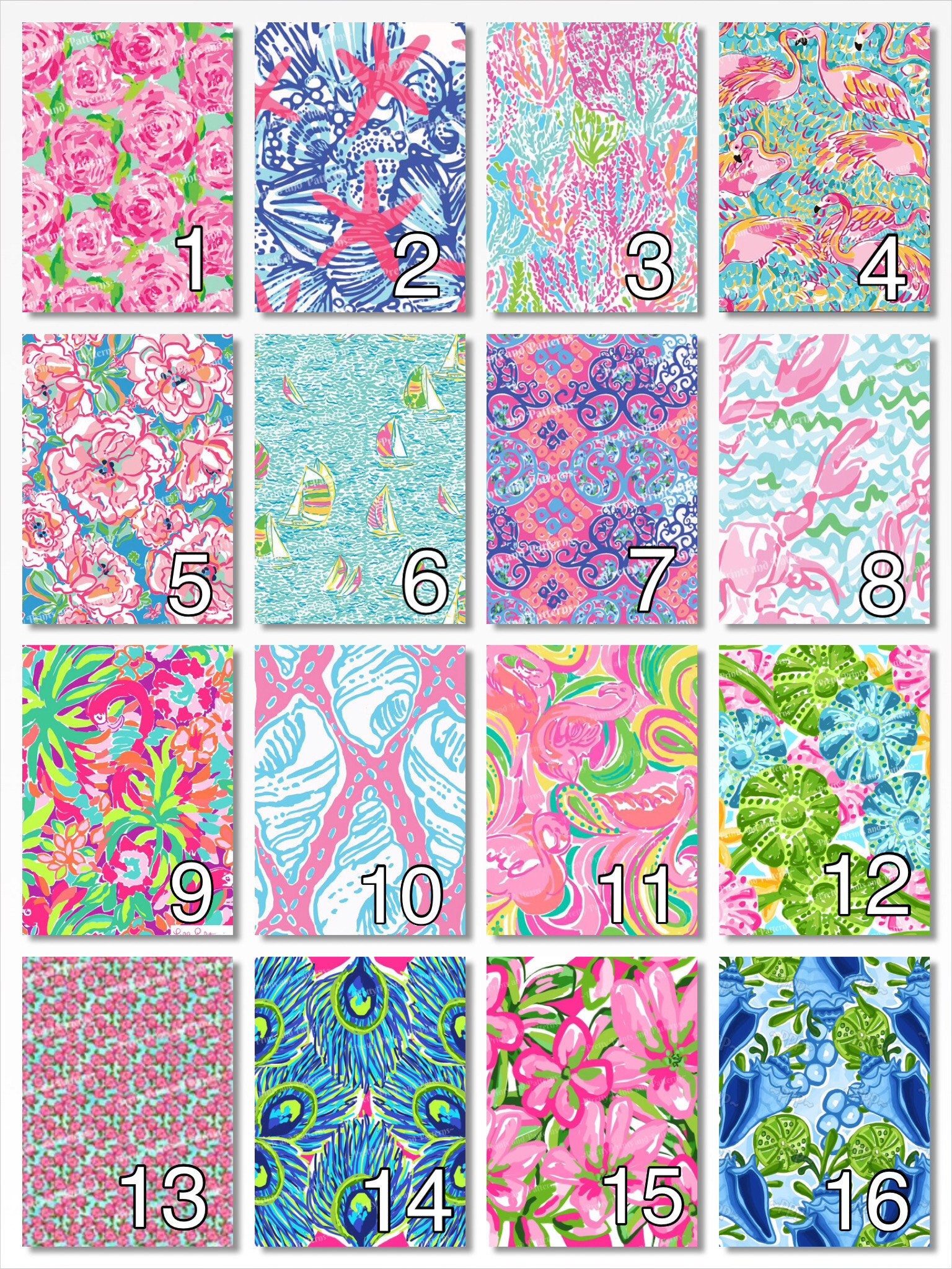 Lilly Pulitzer Monogram Lilly Stickers Personalized Easter