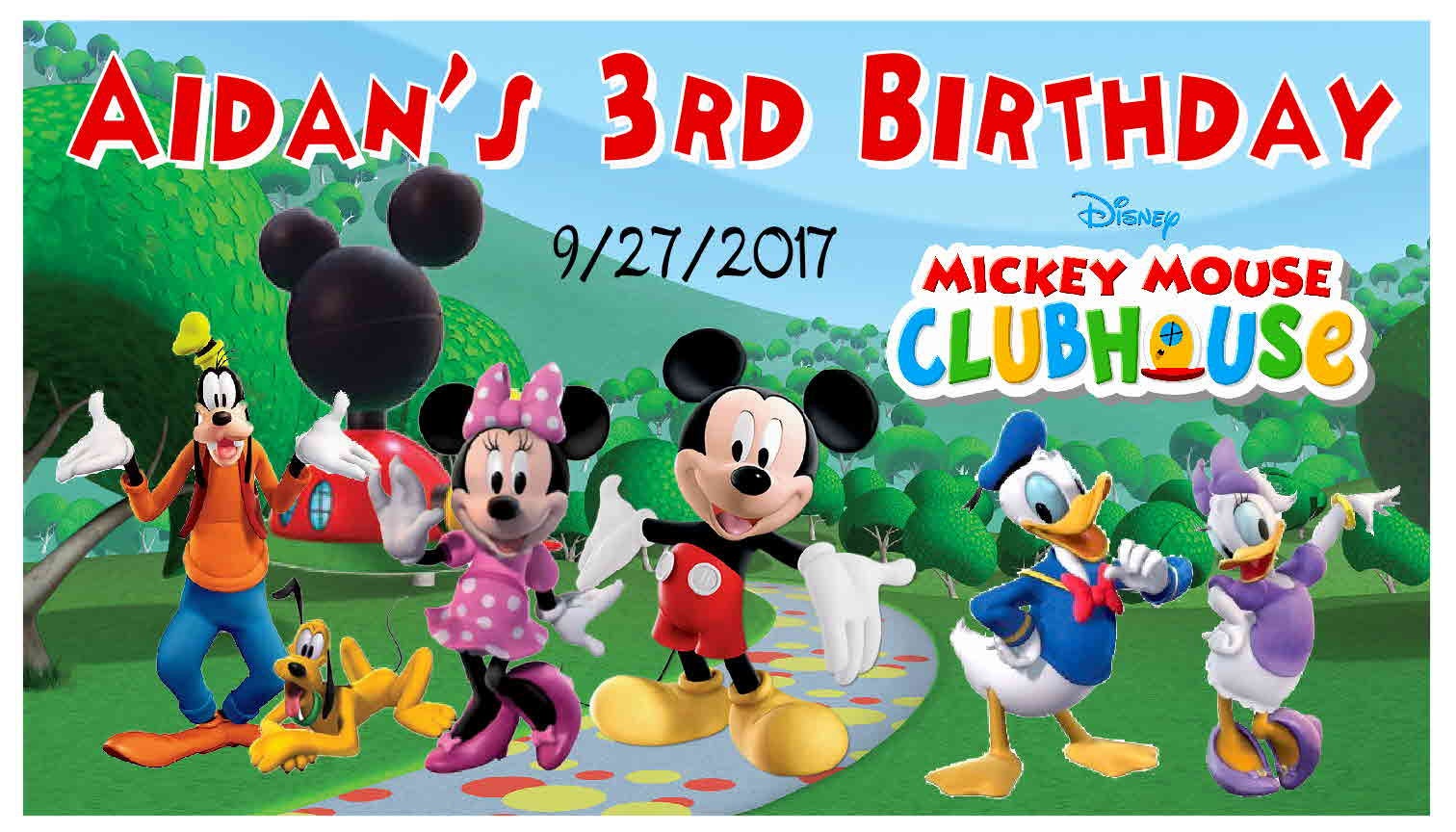 mickey mouse clubhouse birthday