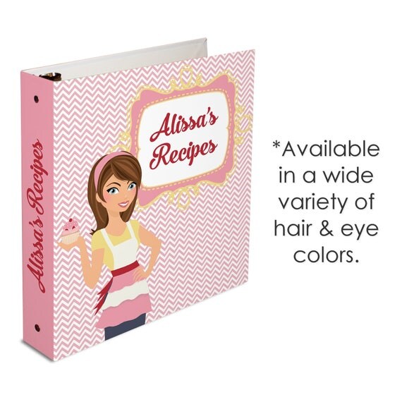 Bridal shower recipe book personalized recipe binder bridal