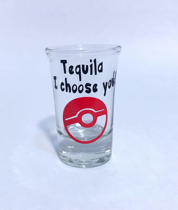 Pokemon shot glass barware pokemon go pikachu pokeball I