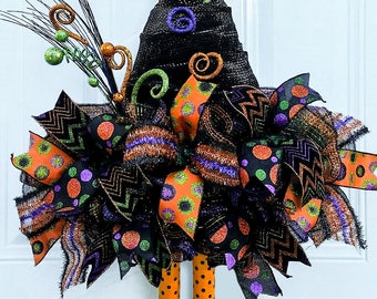 Halloween Door Decor - Halloween Witch Decor - Halloween Decor - Halloween Wreath - Halloween Witch Wreath - Halloween Door Wreath - Witch