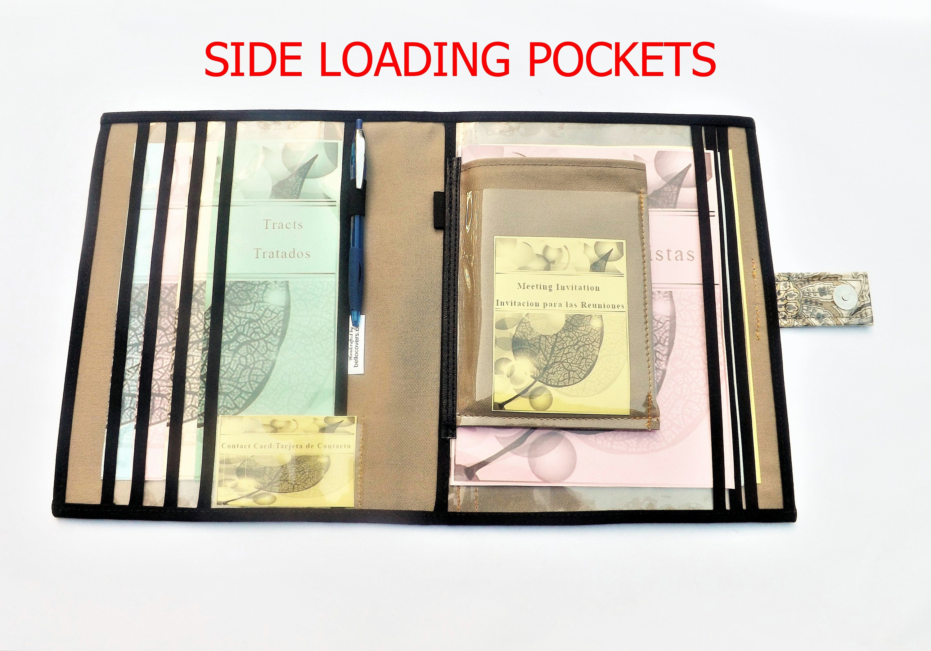 JW Ministry Organizer with Tablet Holder JW Magazine Holder