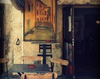 Vintage style photography / Isle sur la Sorgue / Vaucluse / Luberon - digital photography, matte finish with mat