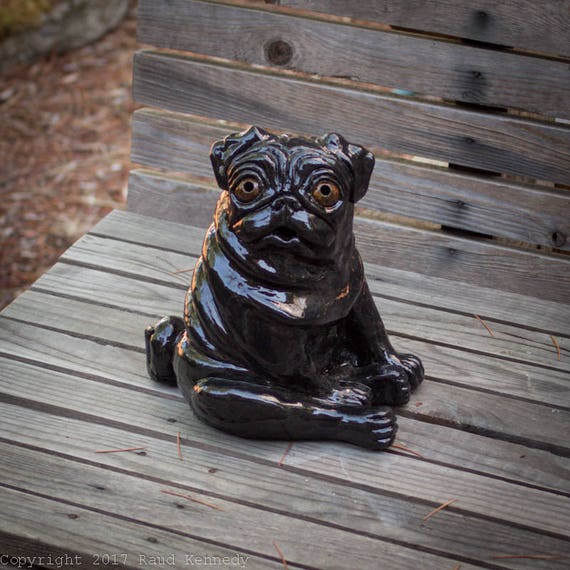 chinese pug statue