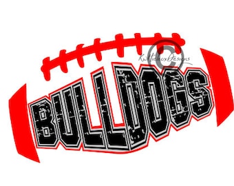 Bulldog Svg, Bulldog Football SVg, Bulldog Dxf, Bulldog Football Eps
