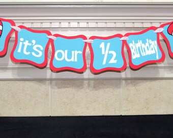 1 2 birthday banner