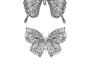 Free Free Free Zentangle Butterfly Svg 633 SVG PNG EPS DXF File