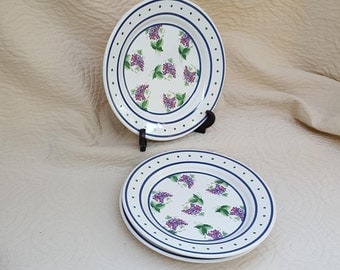 Winterthur Plates 1995 Grapes