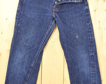 Vintage 1970's LEVIS "BIG E" 501's Denim Jeans / Single Stitch / "6" Button / Selvedge / Redline / Retro Collectable Rare
