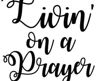 Download Livin on a prayer | Etsy