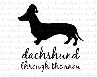 Free Free 242 Dachshund Through The Snow Svg Free SVG PNG EPS DXF File
