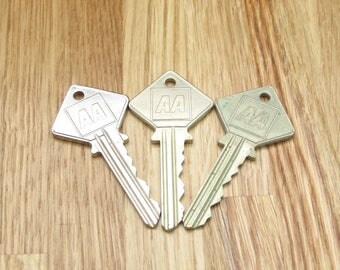 Llaves de AA, llaves viejas, botones Vintage, Automobilia, transporte coleccionables