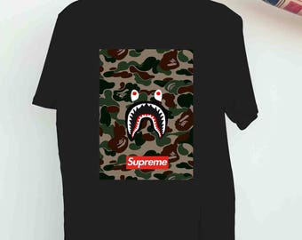 bape shark tshirt