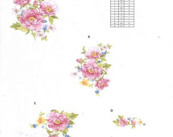 70490-A Minimum order 100.00 Euro. Ceramic decals. Pattern selection.