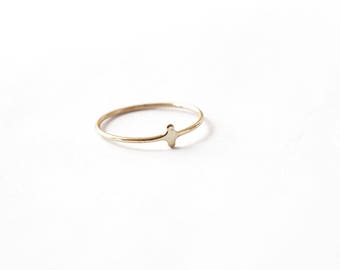 Delicate ring, Simple ring, Stacking ring, Dainty ring, Gold Ring, Delicate Gold Ring, Dainty gold ring, R061