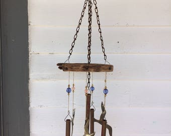 Wooden wind chime | Etsy