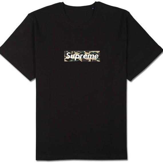 supreme bape mens t-shirts black new very fast shipping