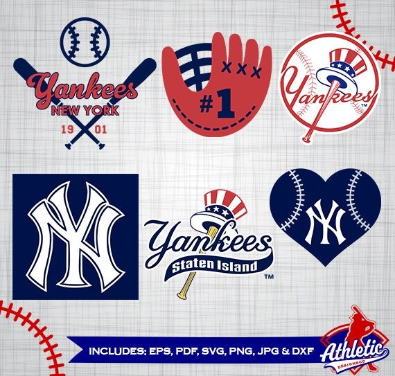 New York Yankees SVG Files Yankees Printable Images Baseball