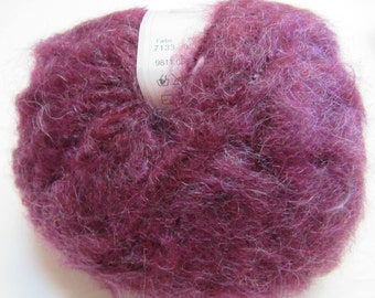 Nouvelle laine Gedifra violet manteaux inutilisé Gmbh Mohair Crochet tricot de laine écharpe vêtements pull chapeau bonnet bricolage