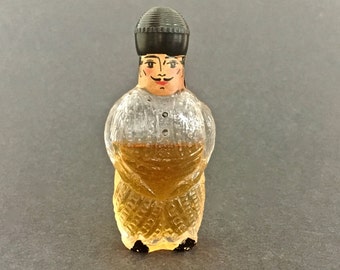 Antique Perfume Bottle Art Deco Figural Man Perfume Bottle Oriental Lure Lioret Vintage Perfume