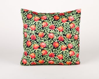 Handmade pomegranate pillow case, 40x40cm pillowcase, home decor