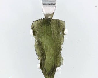 Museum Grade Moldavite Pendant SW522