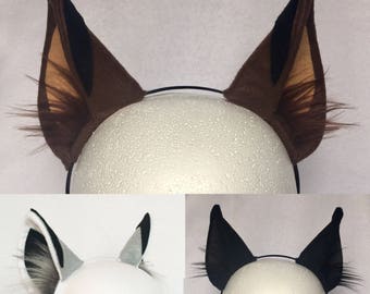 Wolf Ears 3 Colors to choose from wolf ears headband wolf headband dog ears husky ears dog costume ears headband gray wolf black wolf