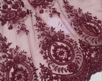 Ivory Embroidered Sequin Lace Eb3060 main image 0